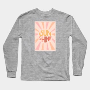 Sunshine Hand Lettering Long Sleeve T-Shirt